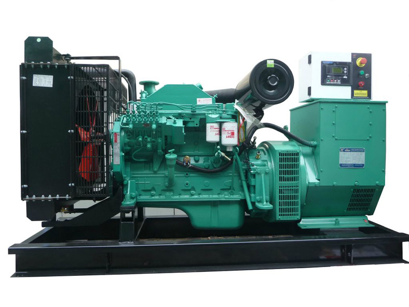 孙吴发电机出租长期的应用排气管会冒黑烟缘故分析